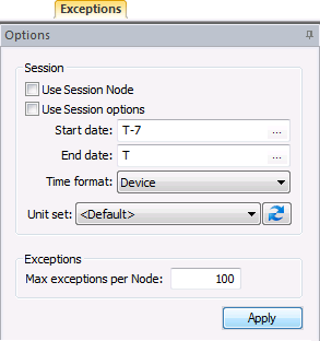 Options Pane